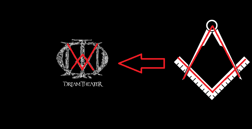 dream theater logo maçonico masonic